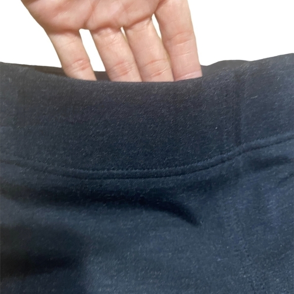 ANN TAYLOR LOFT Blue Fancy Pull On Ponte Dress Pants Leggings XSmall - Picture 7 of 16